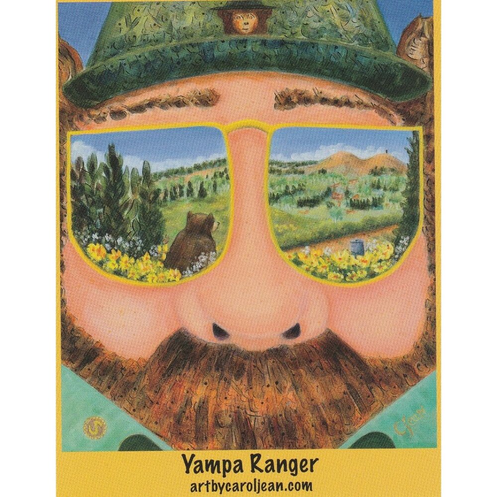 Yampa Ranger Carol Jean Nature Art Print 4x5 Card Steamboat Springs Colorado